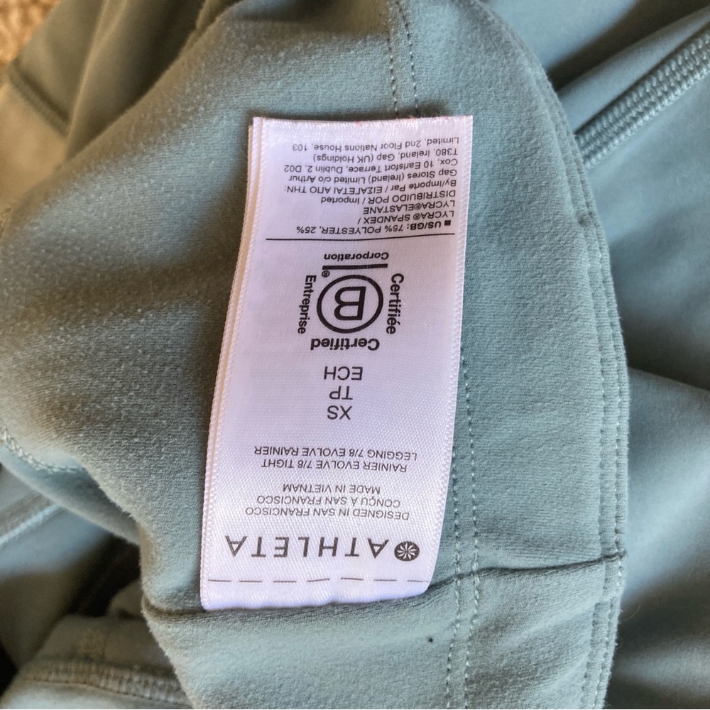 Athleta Rainier Evolve 7/8 tights leggings, xs - Picture 12 of 14